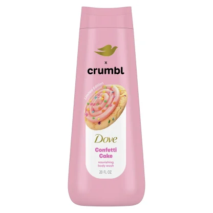 Dove Bizcocho de Confeti para Gel de Baño Líquido Humectante Mimbul, 20 oz