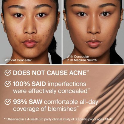 HAUS LABS BY LADY GAGA  Triclone Skin Tech Hydrating + De-puffing Concealer with Fermented Arnica - Imagen 2