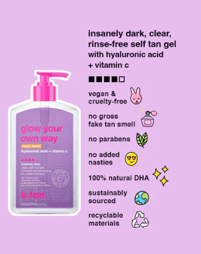 B.TAN glow your own way next level bundle - Imagen 3