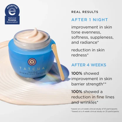 Tatcha  Indigo Overnight Repair Redness Reducing Barrier Cream 50ml - Imagen 5