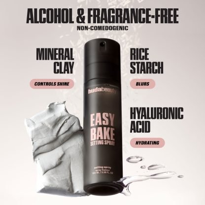 HUDA BEAUTY  Easy Bake Blurring Setting Spray with 16-Hour Wear - Imagen 4