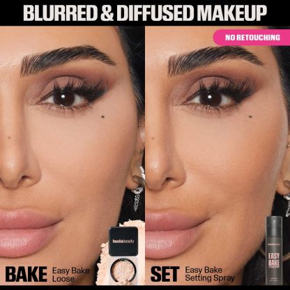 HUDA BEAUTY  Easy Bake Blurring Setting Spray with 16-Hour Wear - Imagen 3