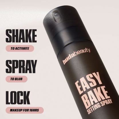 HUDA BEAUTY  Easy Bake Blurring Setting Spray with 16-Hour Wear - Imagen 2