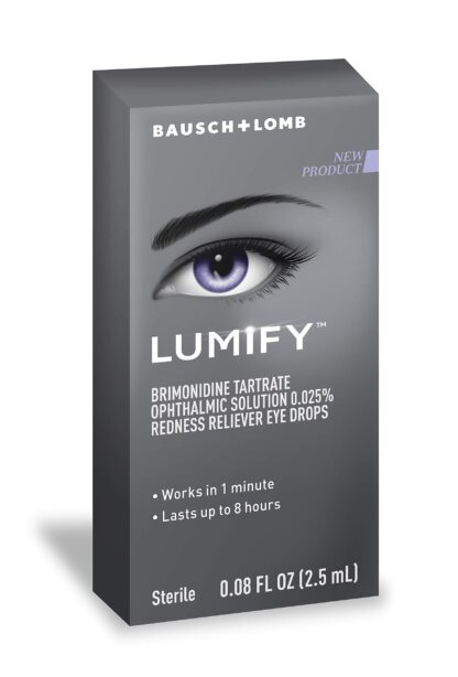 Bausch + Lomb Lumify Redness Reliever Eye Drops, 0.08 fl oz - Imagen 3
