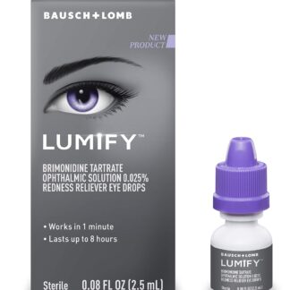 Bausch + Lomb Lumify Redness Reliever Eye Drops, 0.08 fl oz