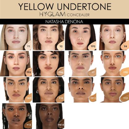 NATASHA DENONA  Hy-Glam Brightening & Hydrating Medium to Full Coverage Crease Proof Serum Concealer - Imagen 9