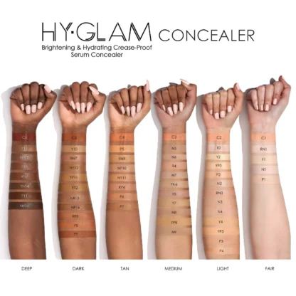 NATASHA DENONA  Hy-Glam Brightening & Hydrating Medium to Full Coverage Crease Proof Serum Concealer - Imagen 3