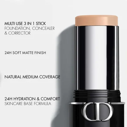 DIOR  Forever Skin Perfect 24H Multi-Use Foundation Stick - Imagen 3