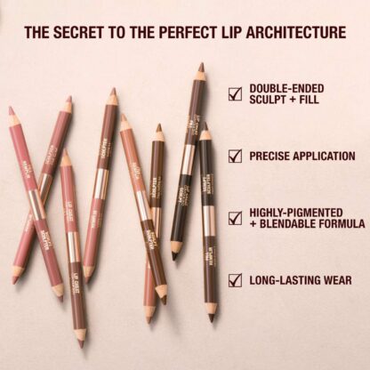 Charlotte Tilbury  Super Nudes Lip Cheat Contour Duo Lip Liner - Imagen 3