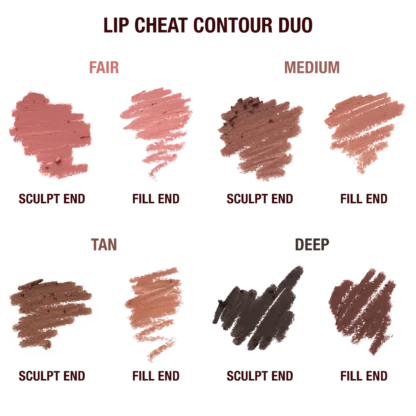 Charlotte Tilbury  Super Nudes Lip Cheat Contour Duo Lip Liner - Imagen 2