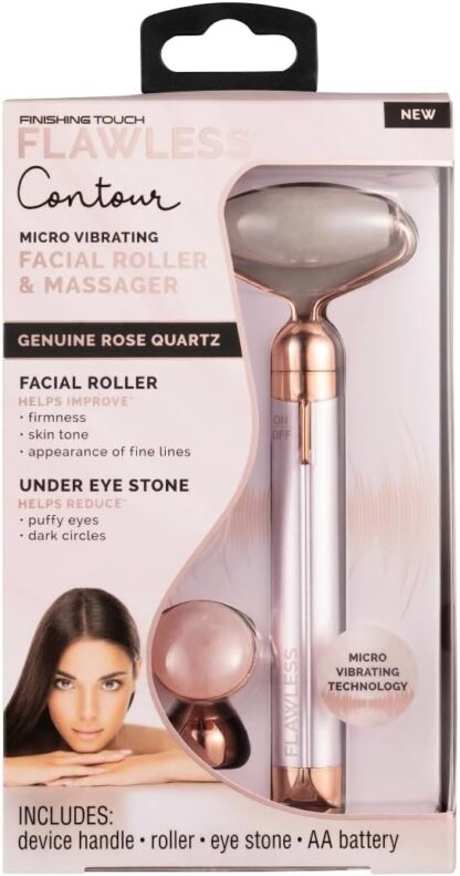 FLAWLESS CONTOUR MICRO VIBRATION FACIAL ROLLER & MASSAGER - Imagen 4