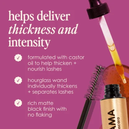 Grande Cosmetics  GrandeDRAMA Intense Thickening Mascara MINI 3G - Imagen 6