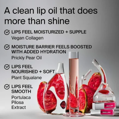 HAUS LABS BY LADY GAGA  PhD Hybrid Hydrating Tinted Lip Oil - Imagen 4