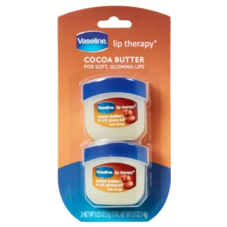 Vaseline Lip Therapy Cocoa Butter Twin Pack - 2ct/0.5oz