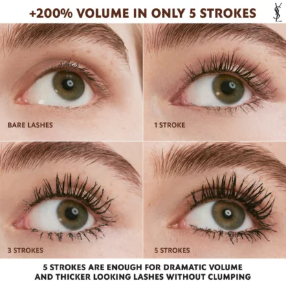 Yves Saint Laurent  MASCARA LASH CLASH 02 MINI (BROWN) 2ML - Imagen 4
