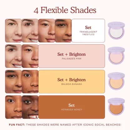 Tower 28 Beauty  GetSet Blur + Set Talc-Free Pressed Setting Powder - Imagen 6