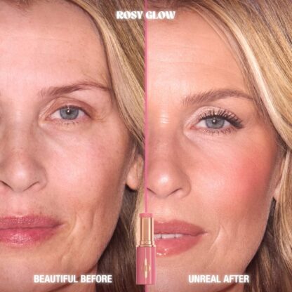 Charlotte Tilbury  Unreal Lip + Cheek Glow Blush Stick with Hyaluronic Acid - Imagen 13