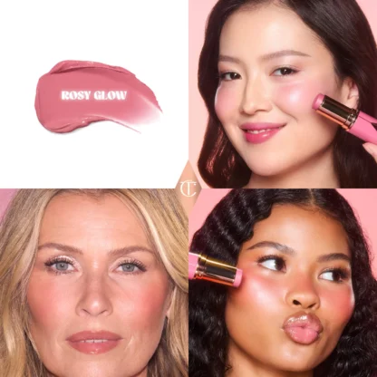 Charlotte Tilbury  Unreal Lip + Cheek Glow Blush Stick with Hyaluronic Acid - Imagen 15