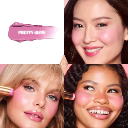 Charlotte Tilbury  Unreal Lip + Cheek Glow Blush Stick with Hyaluronic Acid - Imagen 7