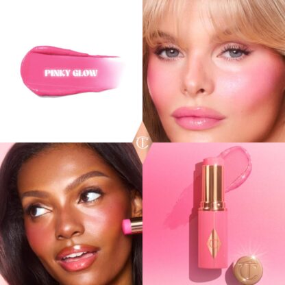 Charlotte Tilbury  Unreal Lip + Cheek Glow Blush Stick with Hyaluronic Acid - Imagen 11