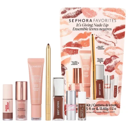Sephora Favorites  It's Giving Nude Lip Makeup Value Set