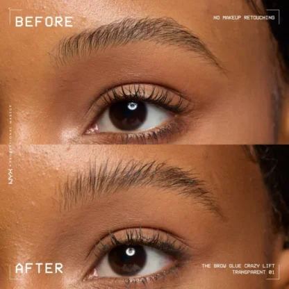 NYX Professional Makeup The Brow Glue Crazy Lift Eyebrow Gel - 0.23 fl oz - Imagen 7