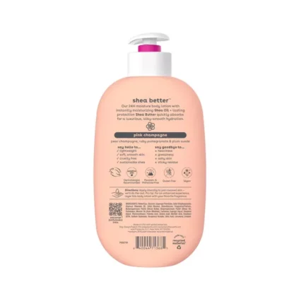 EOS Shea Better 24H Moisture Body Lotion - Pink Champagne - 16oz - Imagen 5