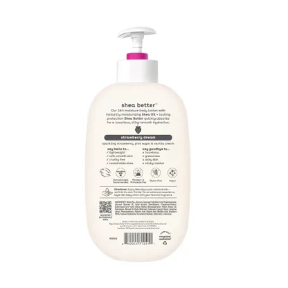 EOS Shea Better 24H Moisture Body Lotion - Strawberry Dream - 16oz - Imagen 4
