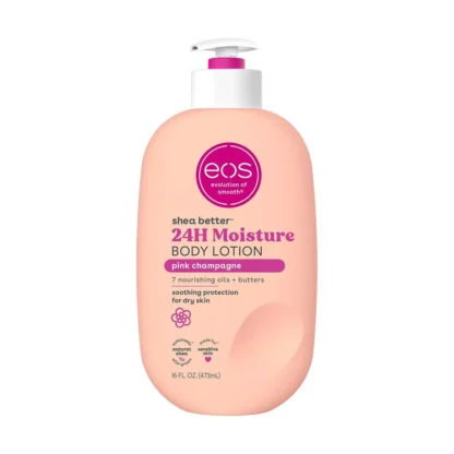 EOS Shea Better 24H Moisture Body Lotion - Pink Champagne - 16oz