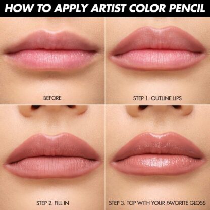 MAKE UP FOR EVER  Artist Color Pencil Longwear Lip Liner 608 - Imagen 2