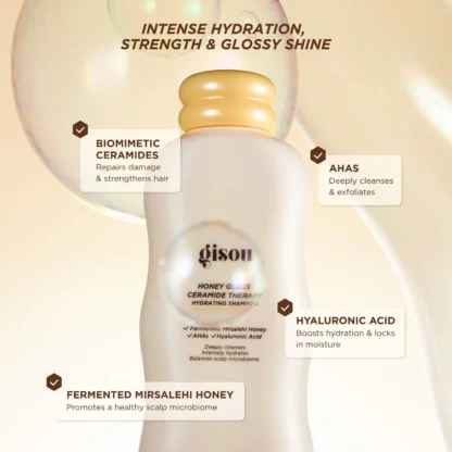 Gisou  Honey Gloss Ceramide Therapy Hydrating Shampoo - Imagen 2