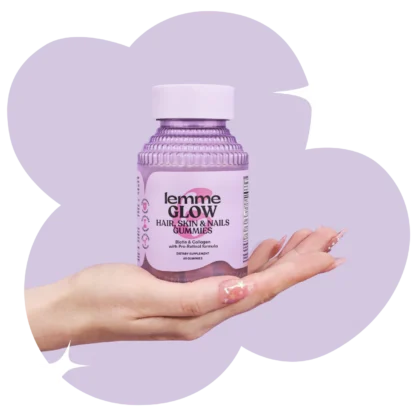 LEMME GLOW GUMMIES Hair, Skin & Nails Gummies* - Imagen 5
