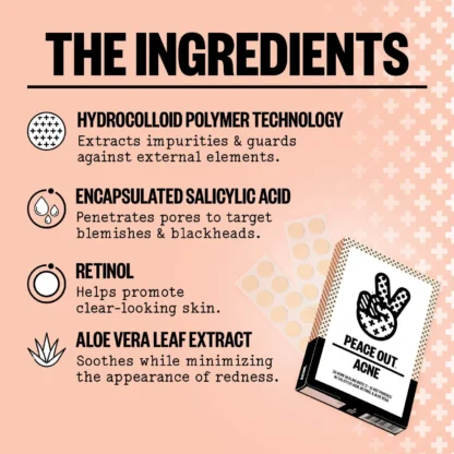 Peace Out  Salicylic Acid Acne Healing Dots - Imagen 2
