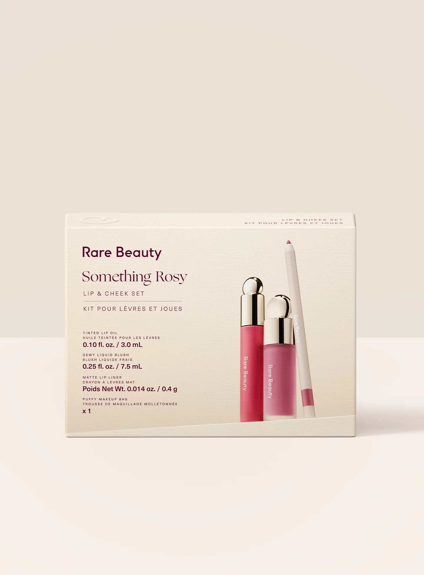 RARE BEAUTY Something Rosy Lip & Cheek Set - Imagen 2