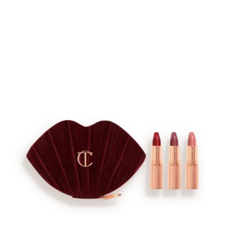 Charlotte Tilbury HOT LIPS BAG MAKEUP BAG & LIP KIT
