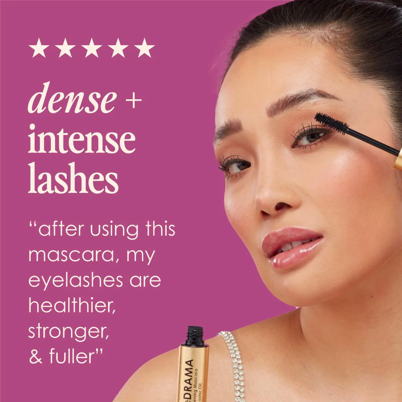 Grande Cosmetics GrandeDRAMA Intense Thickening Mascara - Imagen 5