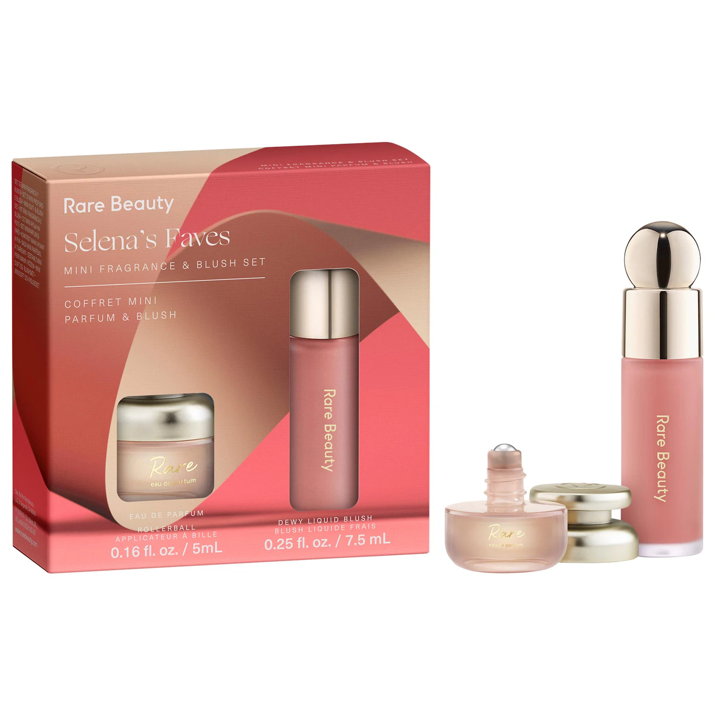 Rare Beauty by Selena Gomez Selena's Faves Mini Fragrance & Blush Set