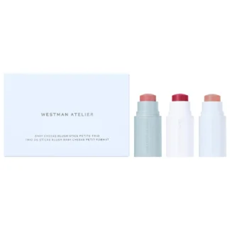 Westman Atelier Mini Baby Cheeks Lip + Cheek Cream Blush Stick Trio Gift Set