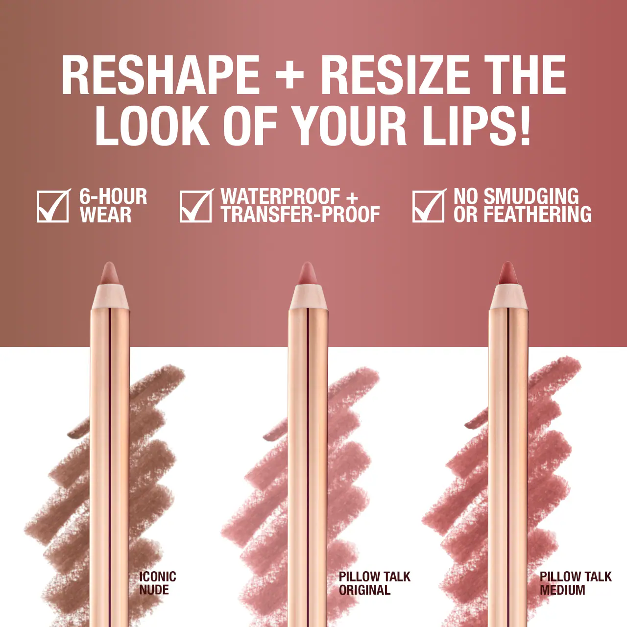 Charlotte Tilbury Mini Iconic Lip Cheat Lip Liner Trio - Imagen 5