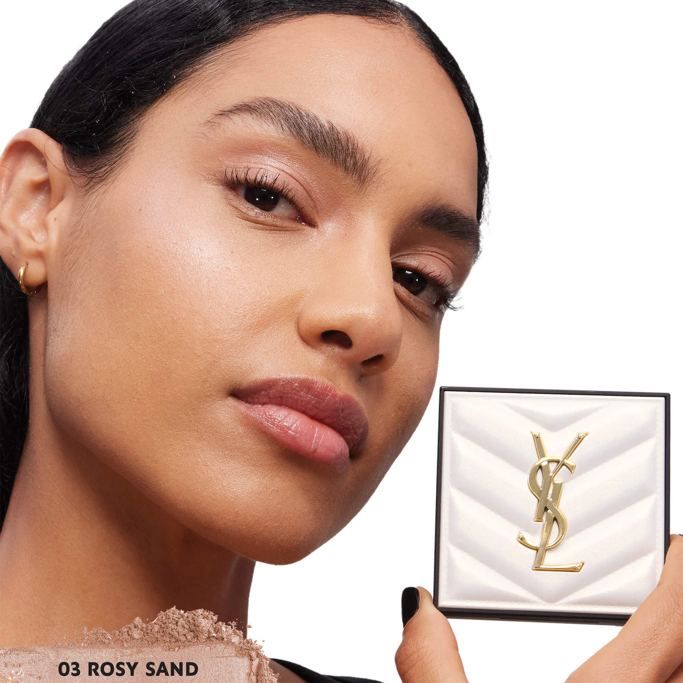 Yves Saint Laurent Hyper Luminize Powder Highlighter Rosy Sand - pink - Imagen 3