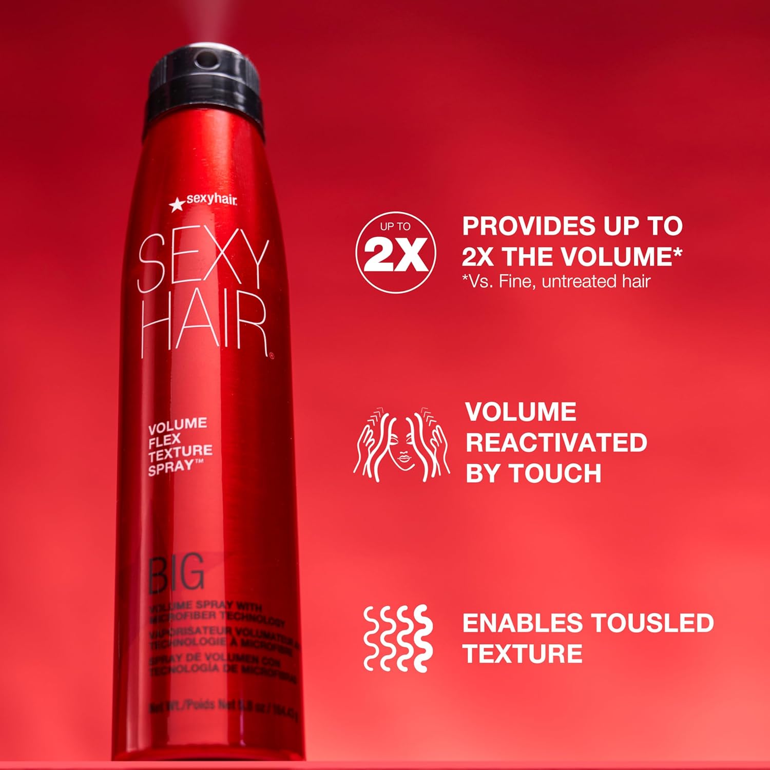 SexyHair Big Volume Flex Texture Spray - Imagen 6