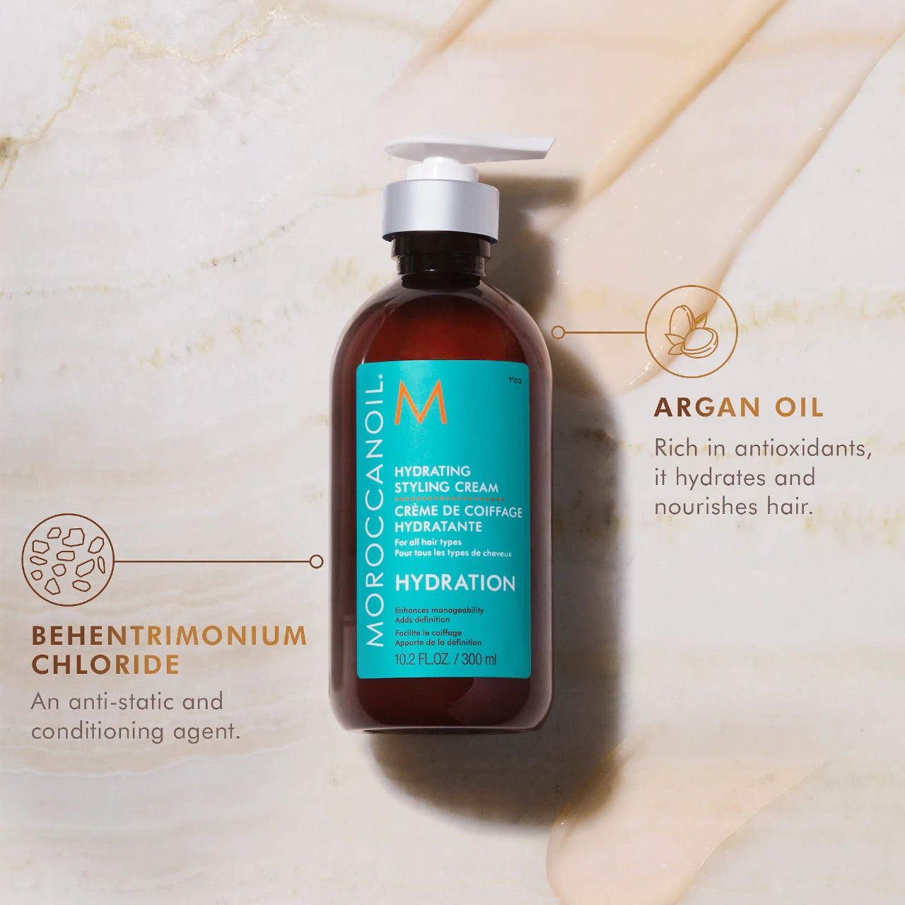 Moroccanoil Hydrating Styling Cream 300ML - Imagen 3