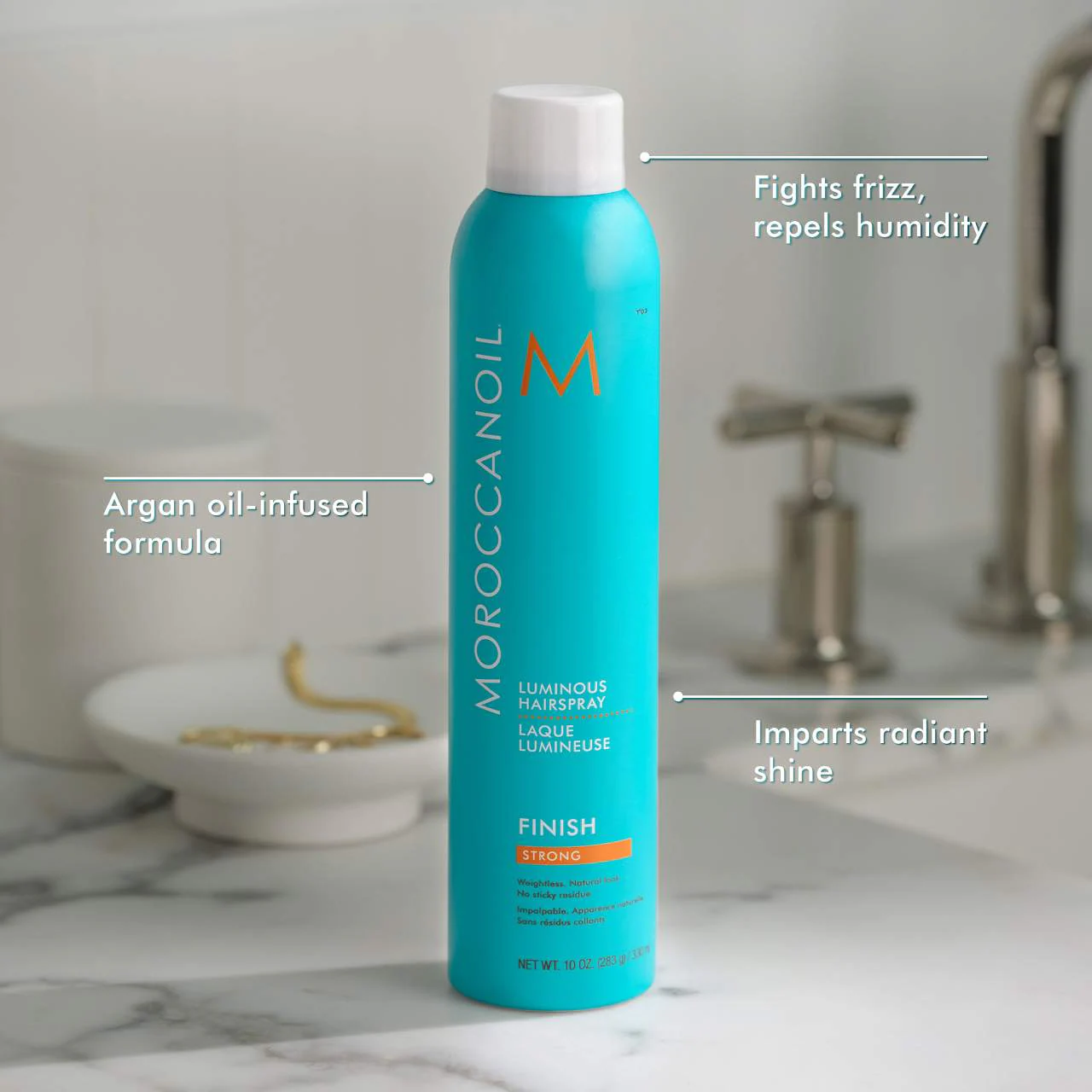 Moroccanoil Luminous Hairspray Strong Finish 75ML - Imagen 2