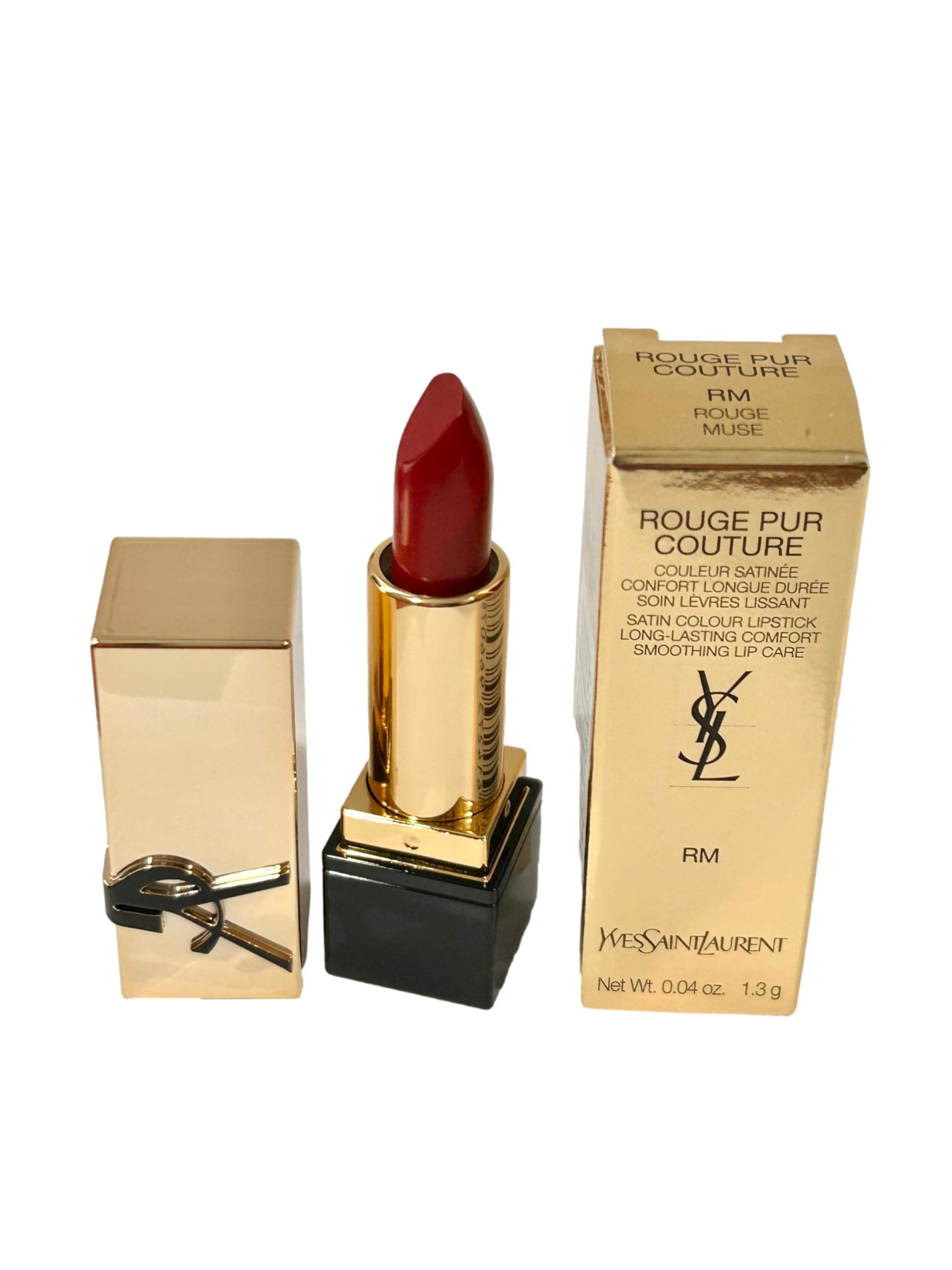Yves Saint Laurent Rouge Pur Couture Caring Satin Lipstick with Ceramides Deluxe mini - Imagen 9